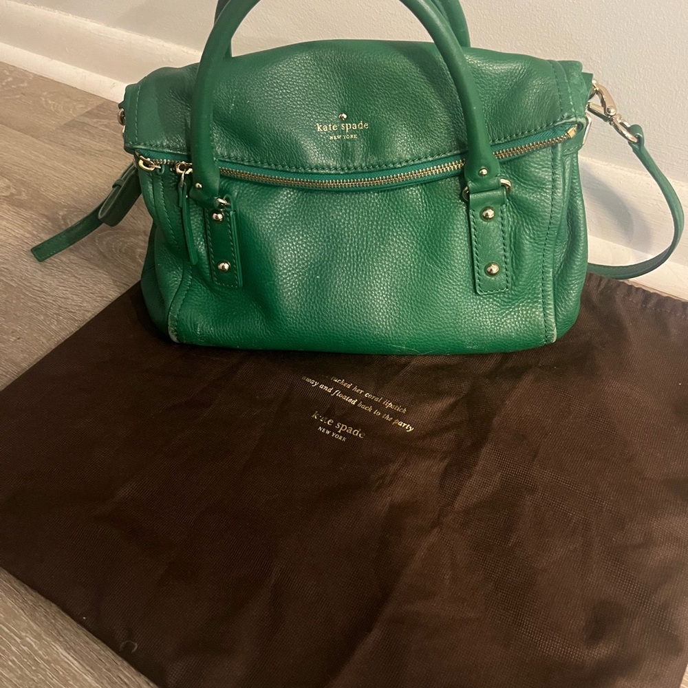 Kate Spade Emerald Green Satchel